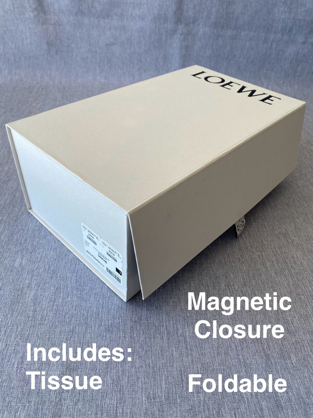 Authentic LOEWE | Magnetic Closure Foldable Box | Gift Decoration Storage